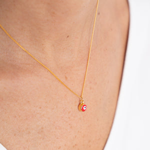 Collar Wish Cadena Oro Ojo Turco
