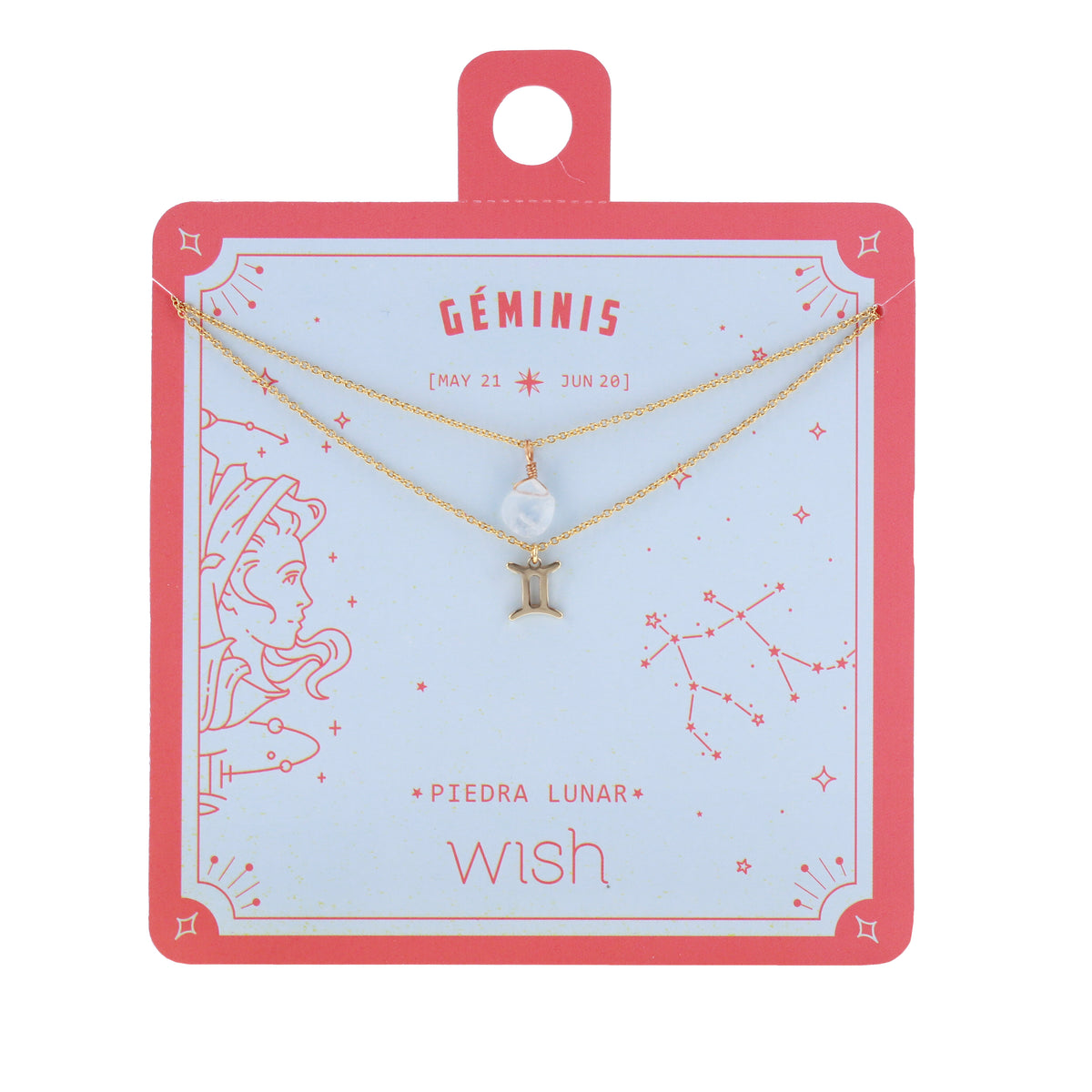 Collar Wish Piedra Géminis