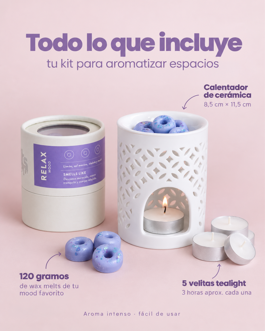 KIT CALENTADOR + WAX MELTS