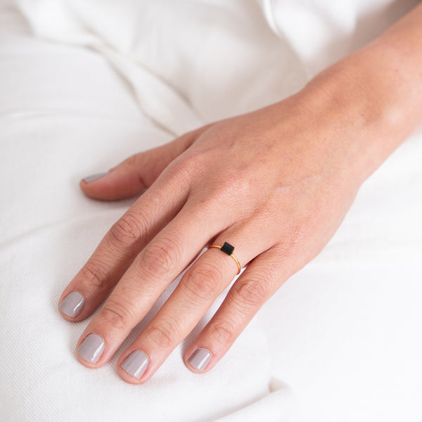 Anillo Mini Wish Oro Turmalina