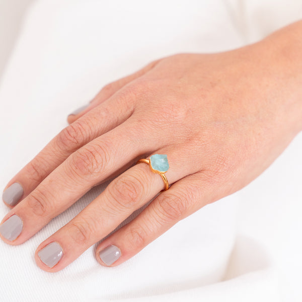 Anillo Wish EF Amazonita