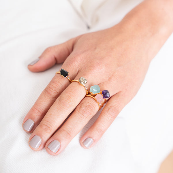 Anillo Wish EF Piedra Lunar