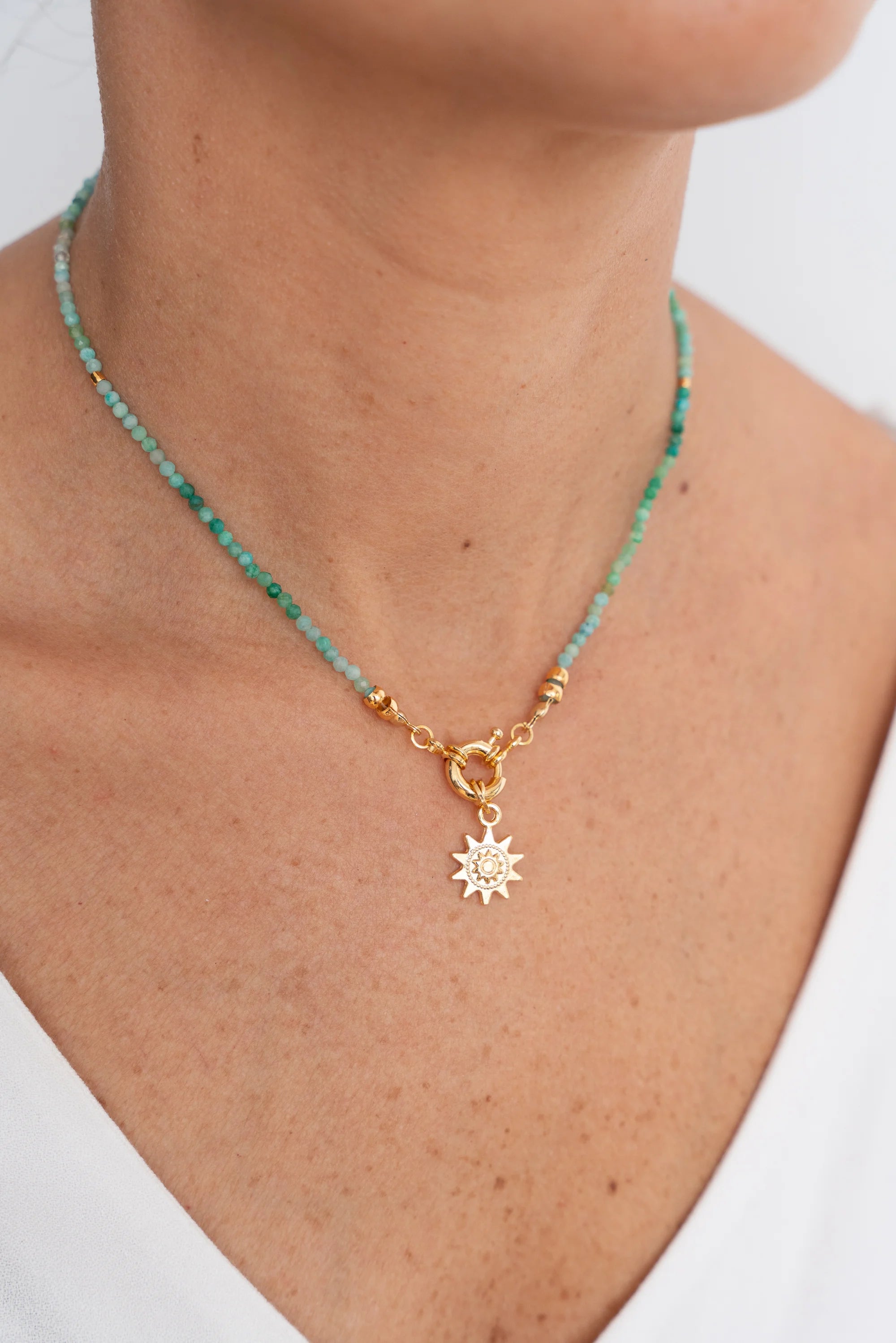 Collar Amazonita Bienestar