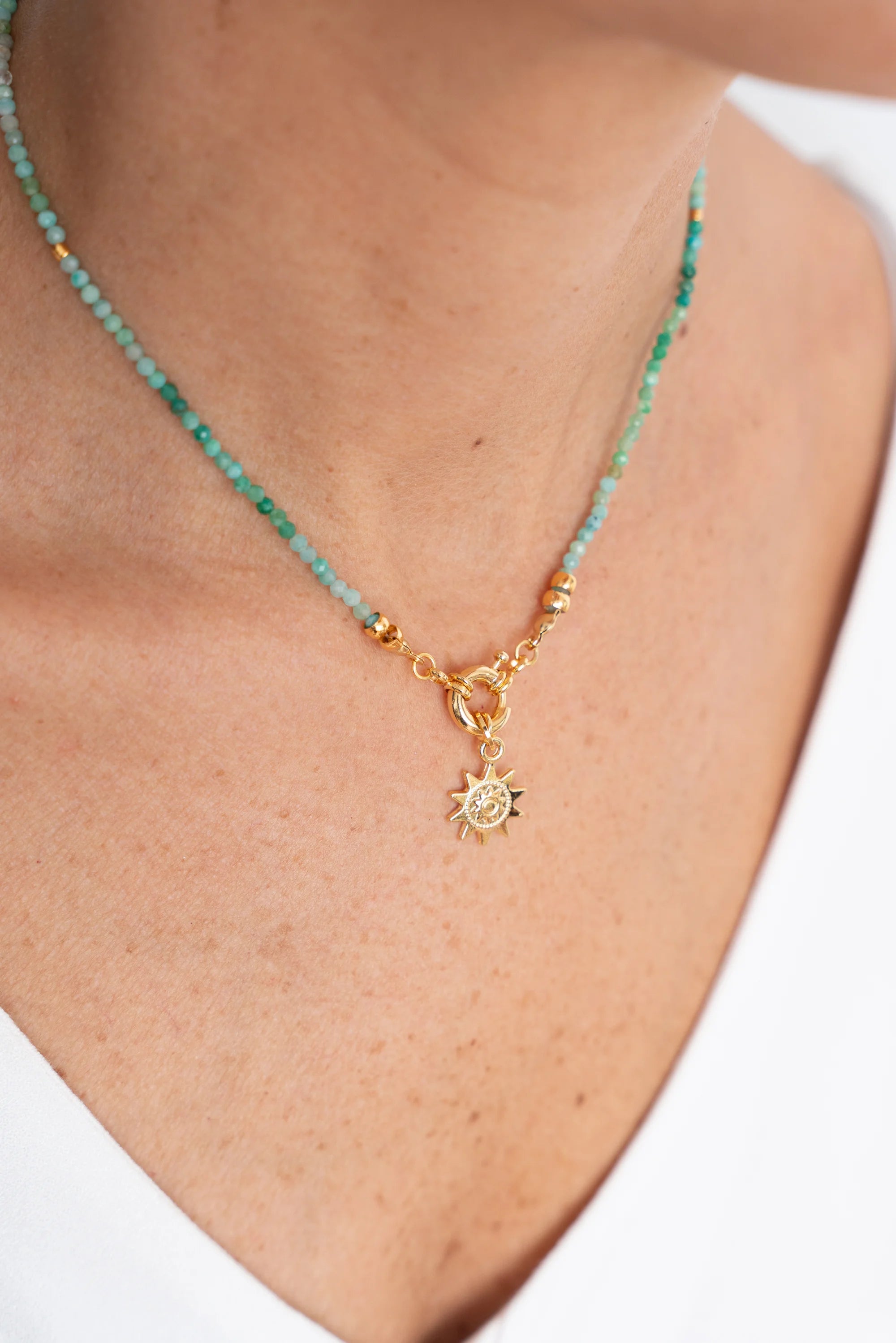 Collar Amazonita Bienestar