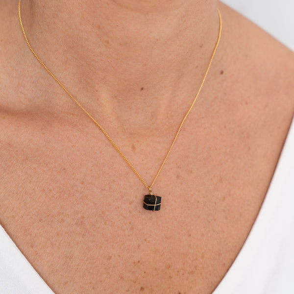 Collar Wish Cadena Oro Turmalina