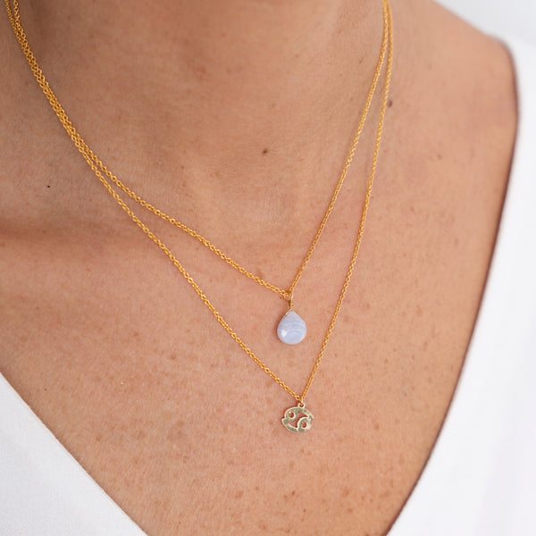 Collar Wish Piedra Cáncer