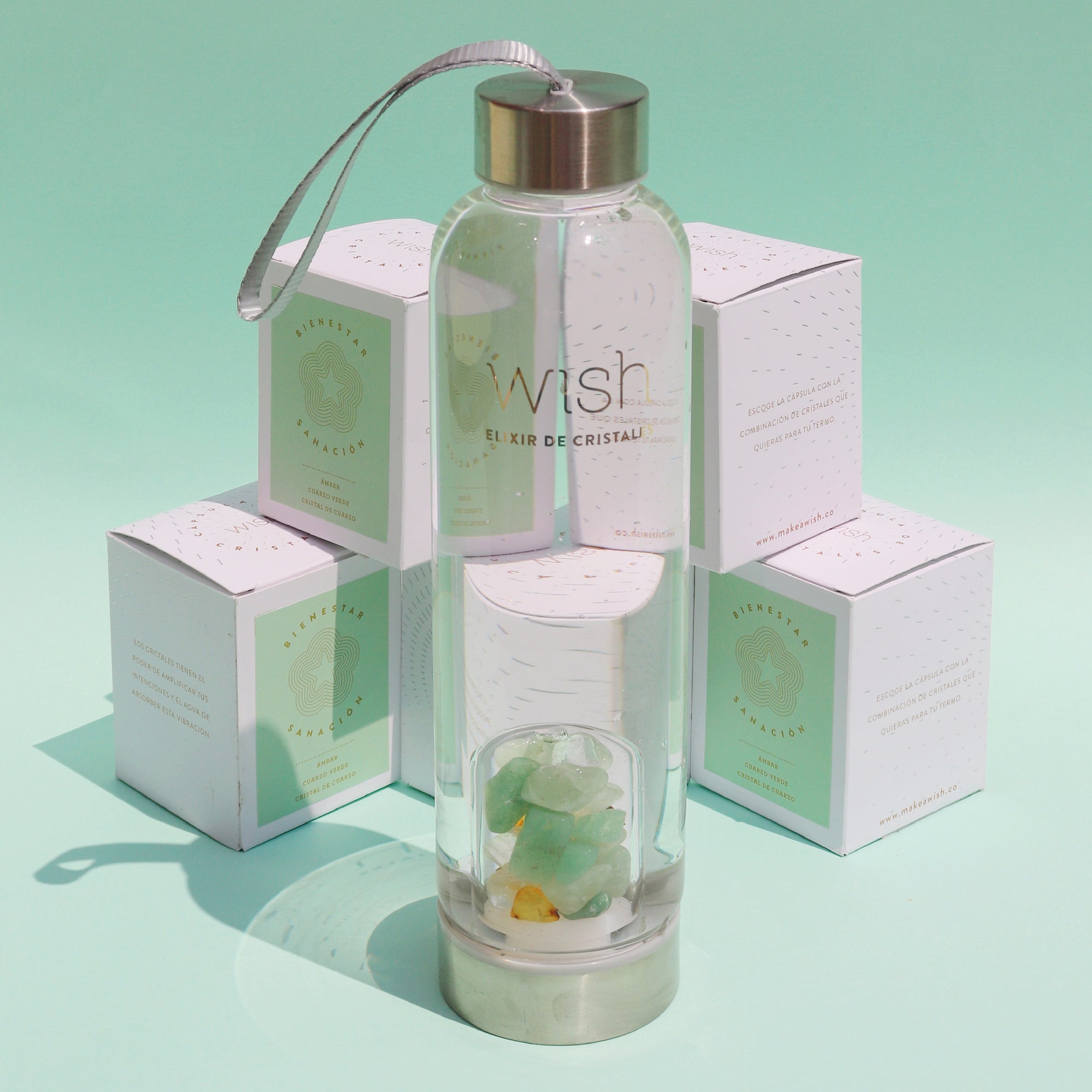 Cristales Bienestar Para Termo Wish