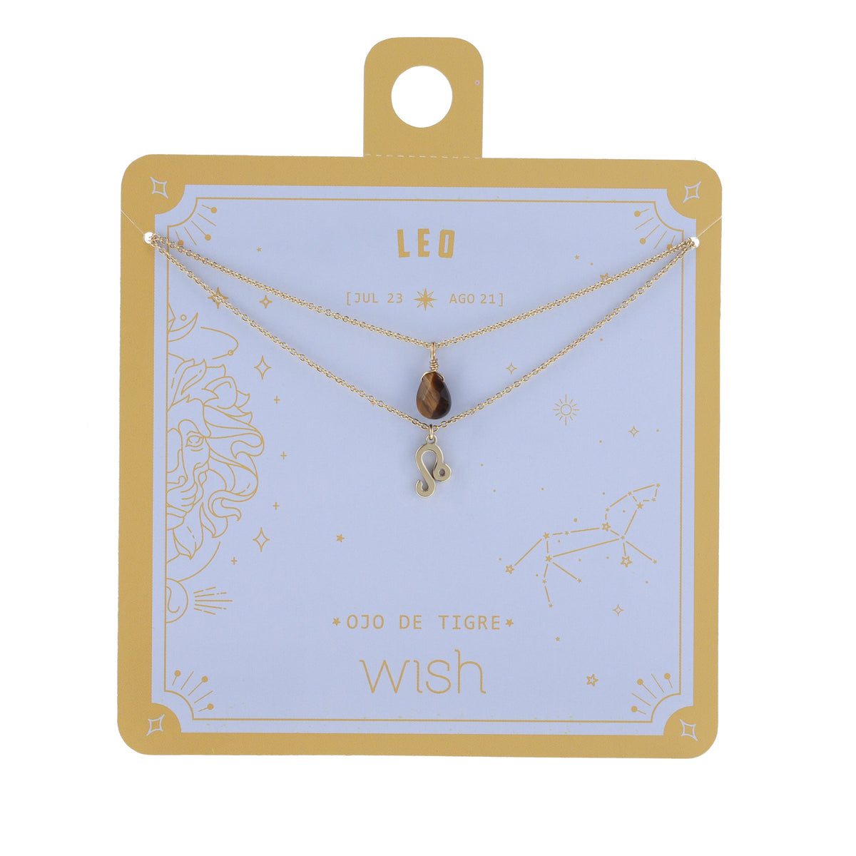 Collar Wish piedra Leo