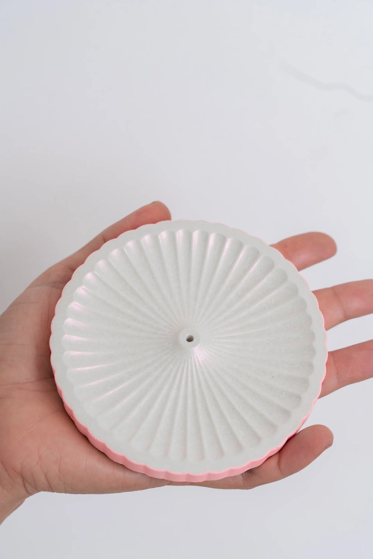 Porta Incienso Ondas Coral