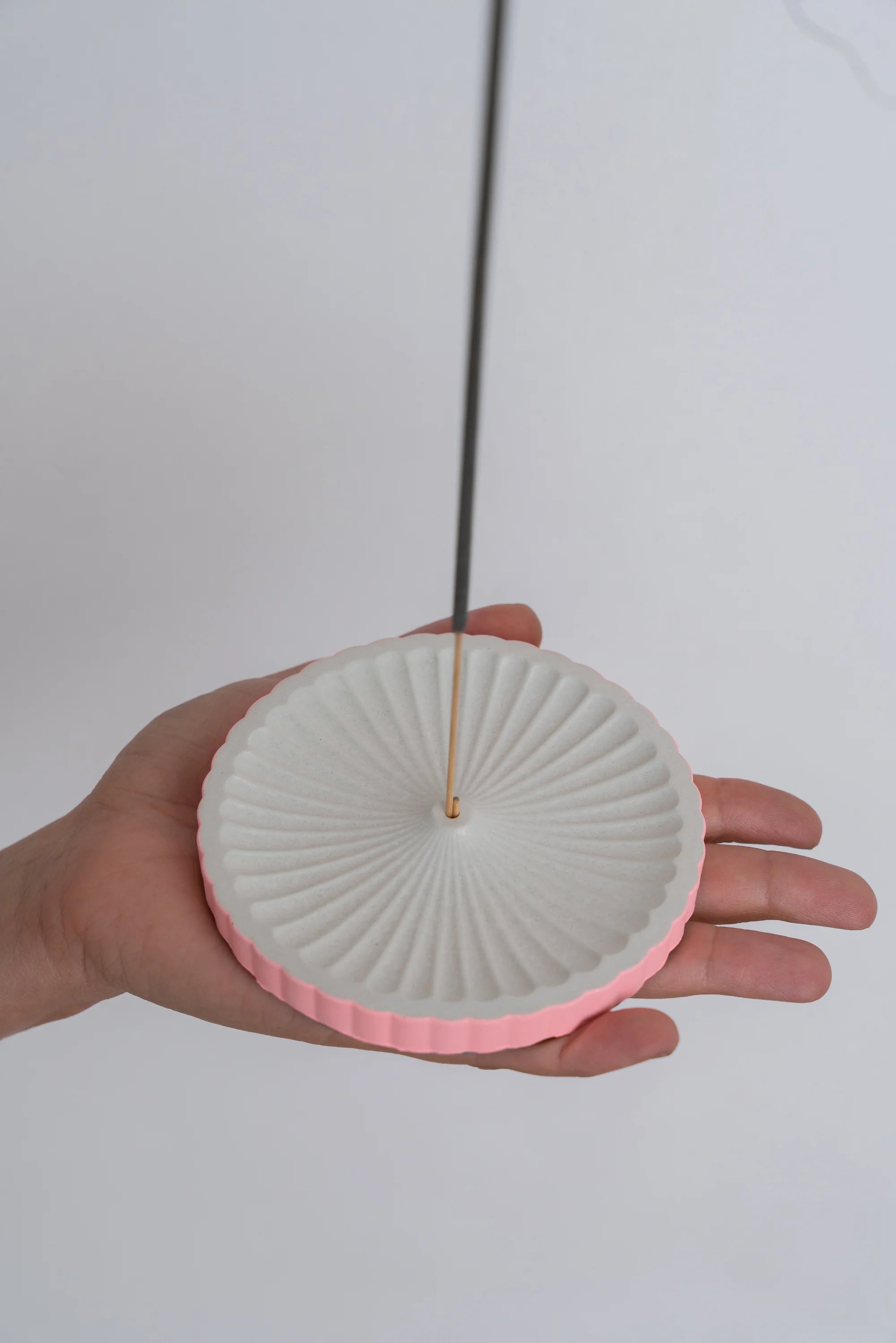 Porta Incienso Ondas Coral