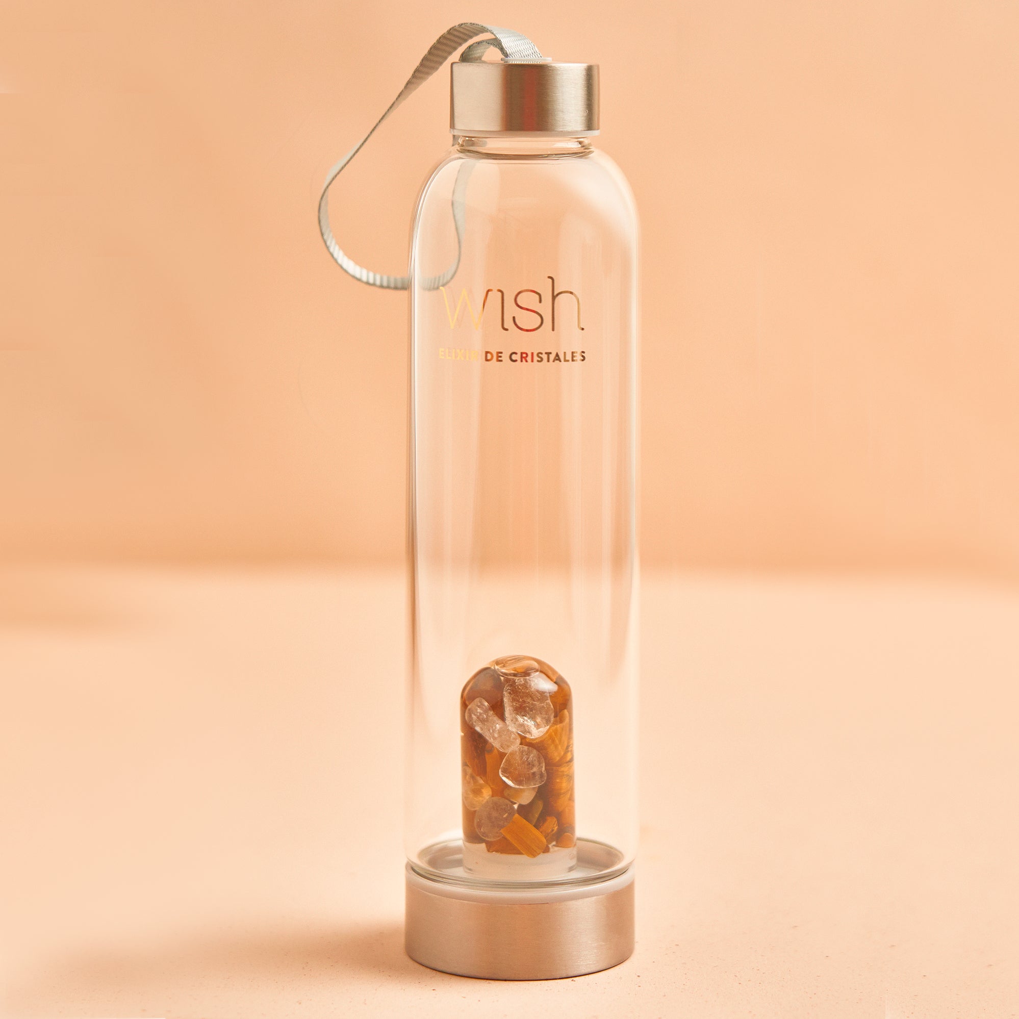 Termo Con Cristales Wish - Prosperidad y Vitalidad