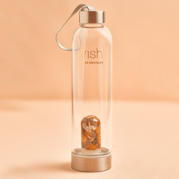 Termo Con Cristales Wish - Prosperidad y Vitalidad