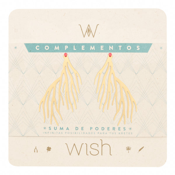 Complemento Arete oro Vida