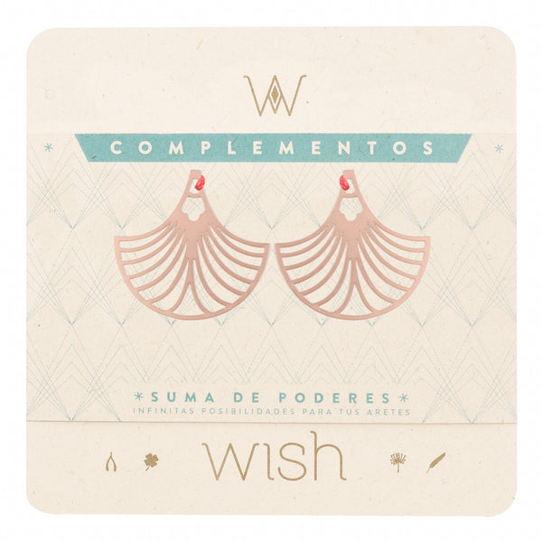 Complemento Arete Rosado Fluidez