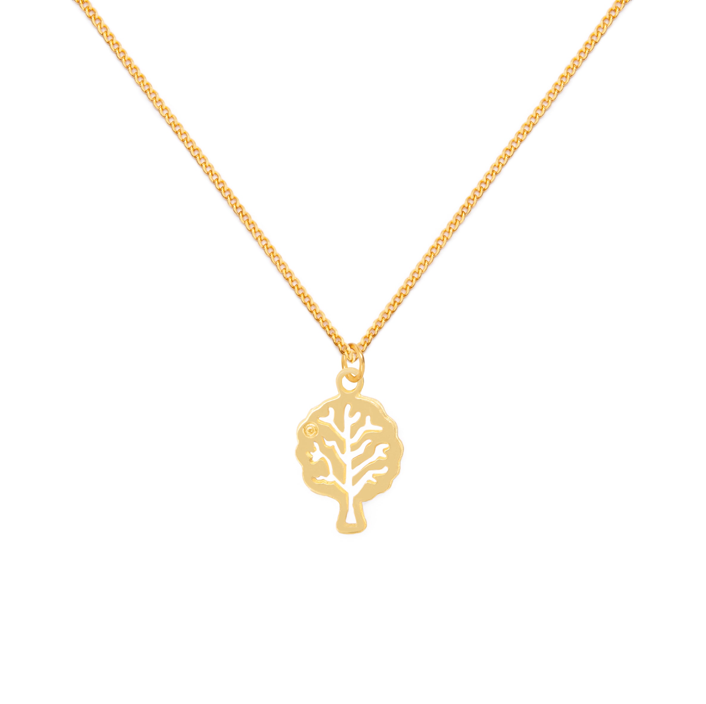 Collar cadena oro Árbol de la Vida