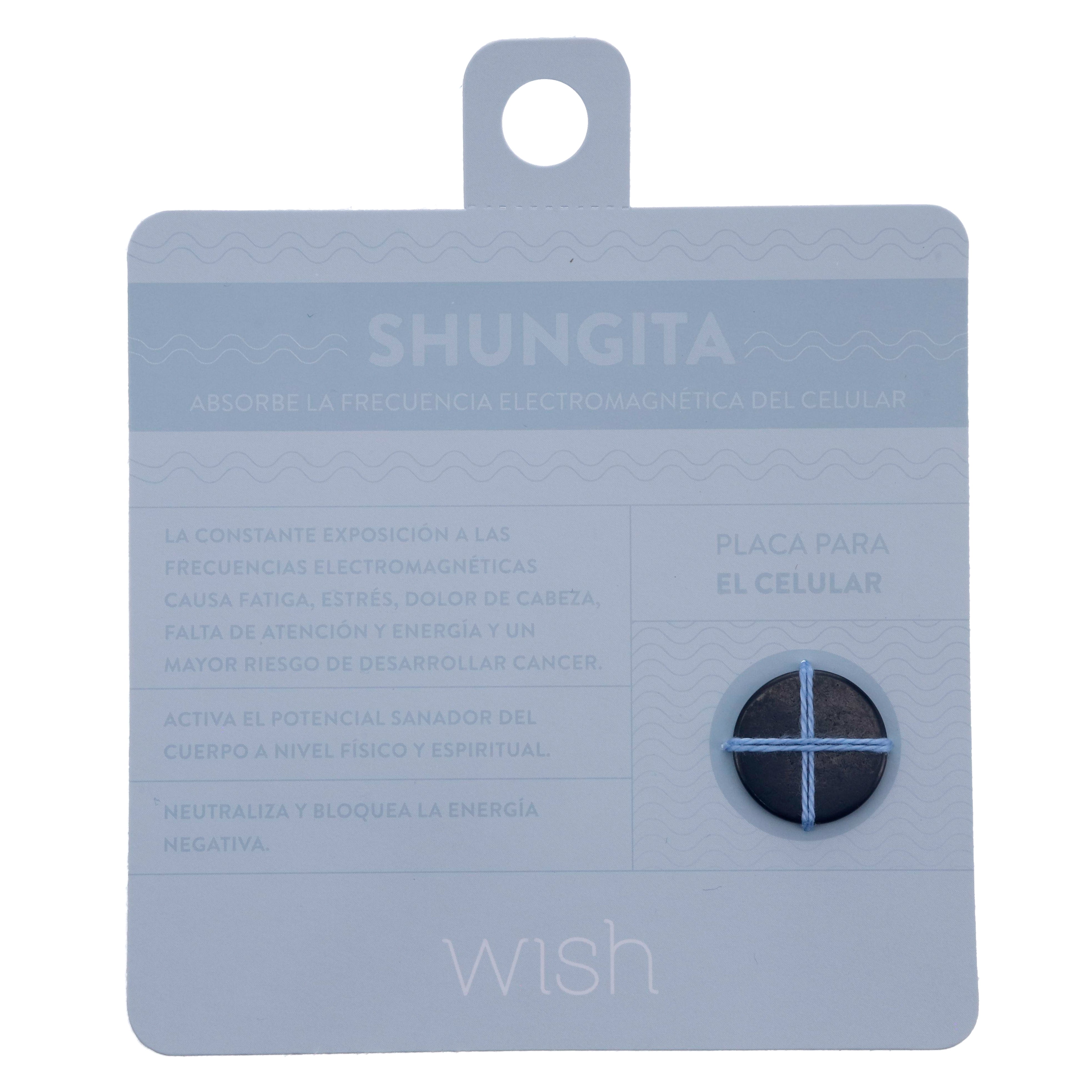 Placa Wish Celular Shungita