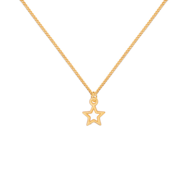 Collar cadena oro Estrella Amigas - makeawishco