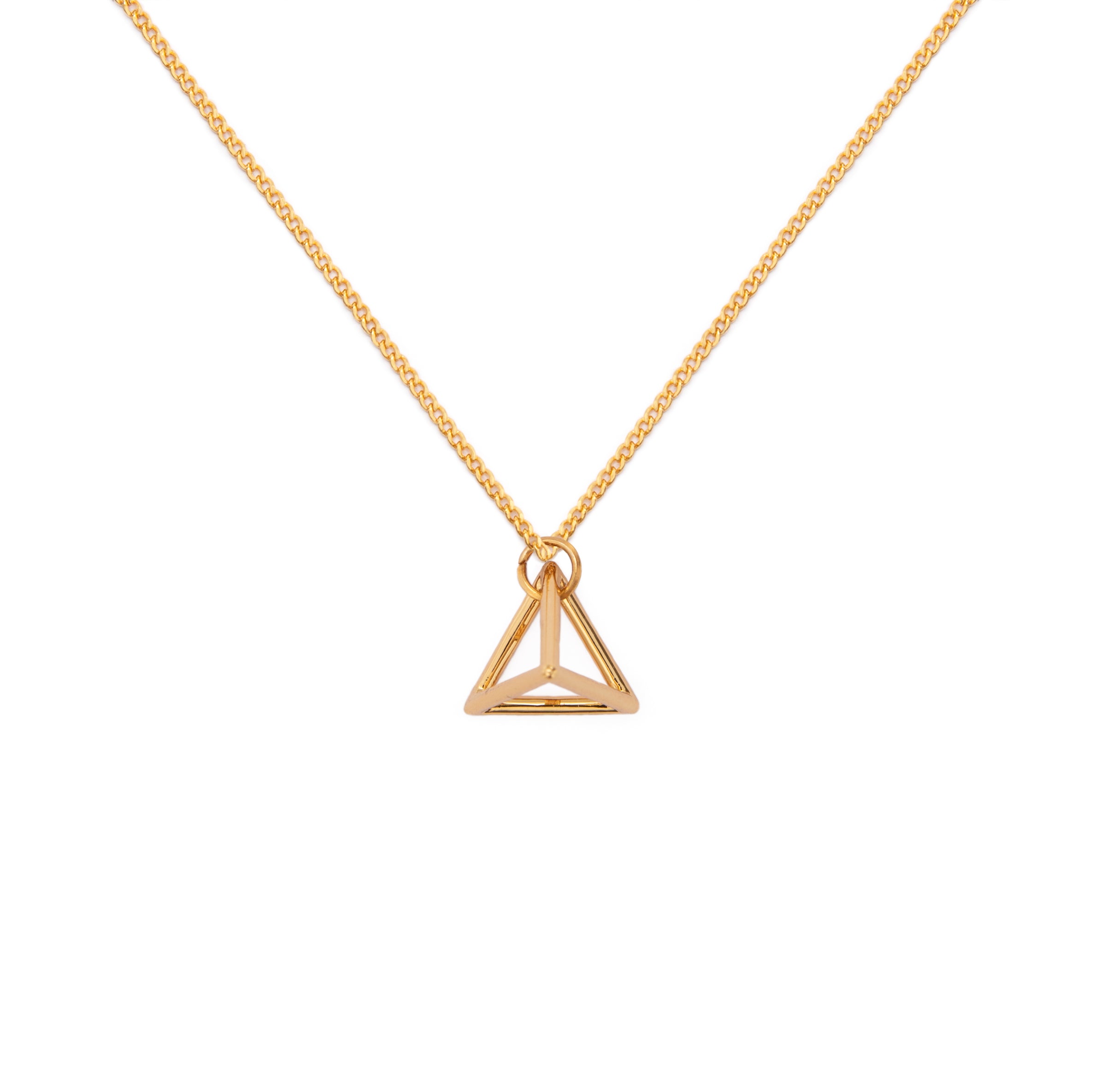 Collar cadena oro Pirámide - makeawishco